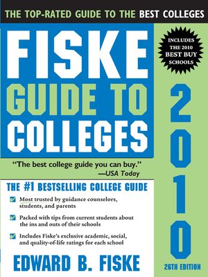 cover image of The Fiske Guide to Colleges 2010